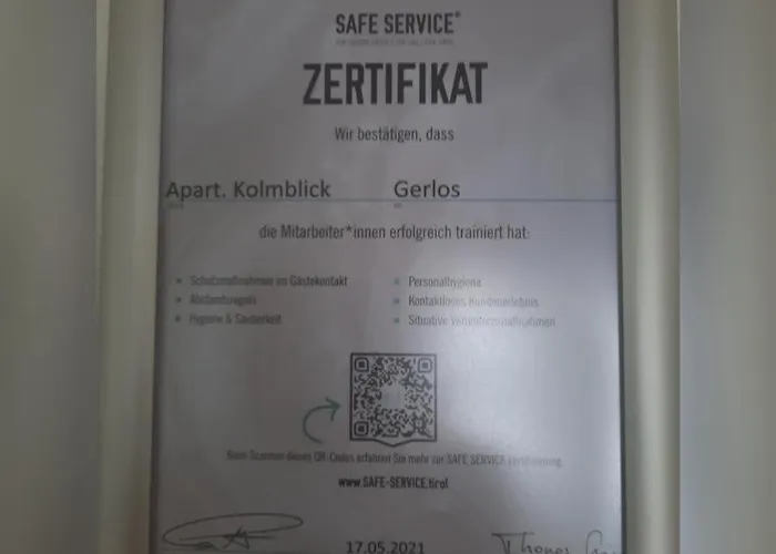 Apartment Kolmblick Gerlos